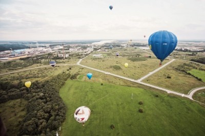  Rugpjūčio 4-7 d. Kėdainiuose vyko tarptautinės karšto oro balionų varžybos