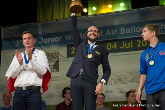 Rokas Kostiuškevičius - pasaulio jaunimo oro balionų čempionas